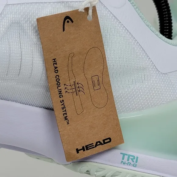 Head Women’s Sprint Pro 3.5 Tennis Shoes White and Aqua 274163 Size Multi New