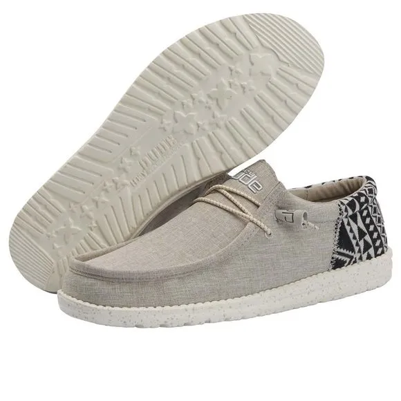 HEY DUDE MEN'S WALLY FUNK BUNGEE SIZE 10 | MEN’S SHOES | MEN'S LACE UP LOAF