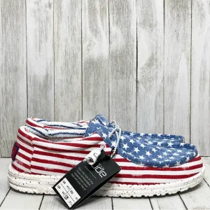 HEY DUDE Men’s Wally Stars N Stripes Shoes