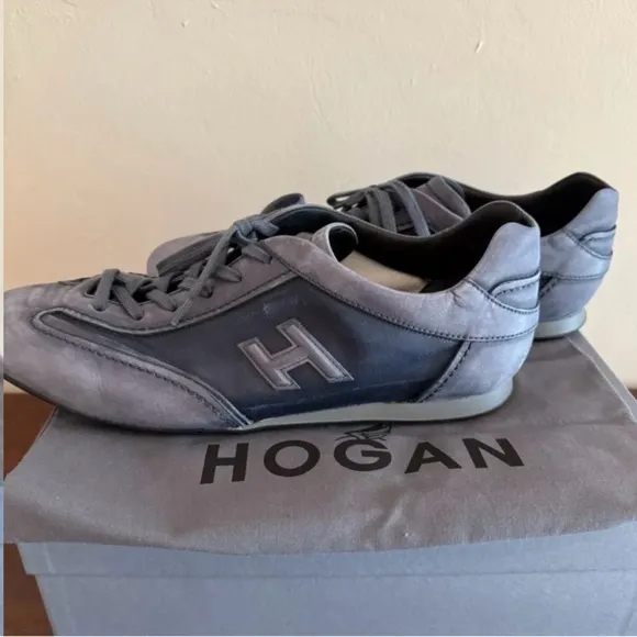 Hogan Blue Men’s Olympia Sneakers Size 10