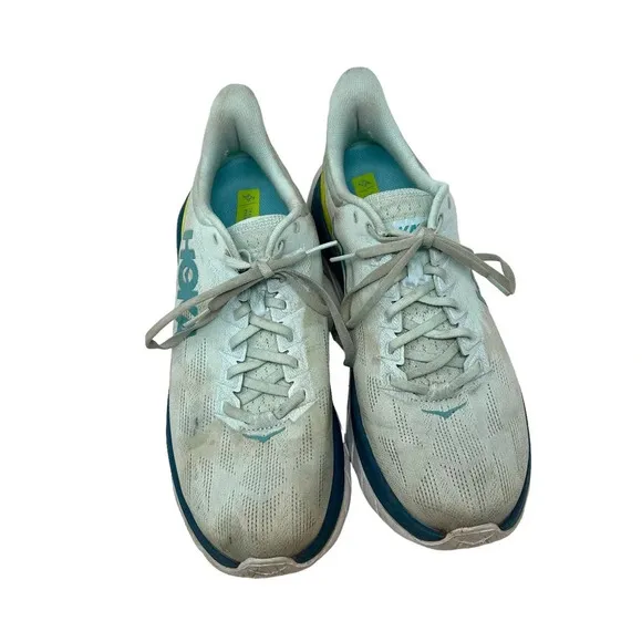 Hoka Mach 4 Running Shoes Blue Glass Evening Primrose Men's Size 12D