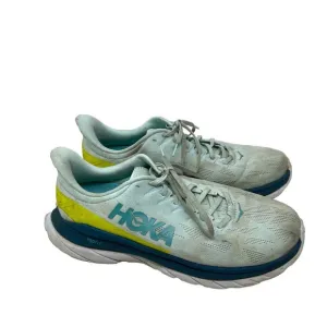 Hoka Mach 4 Running Shoes Blue Glass Evening Primrose Men's Size 12D
