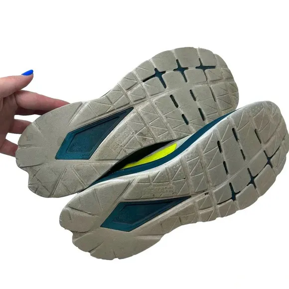 Hoka Mach 4 Running Shoes Blue Glass Evening Primrose Men's Size 12D