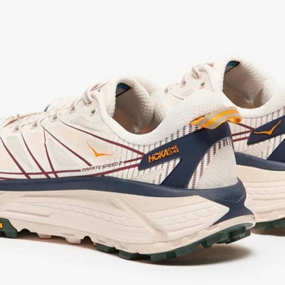 Hoka Mafate Speed 2 Alabaster/Oat Milk Mens Shoes size10.5 new