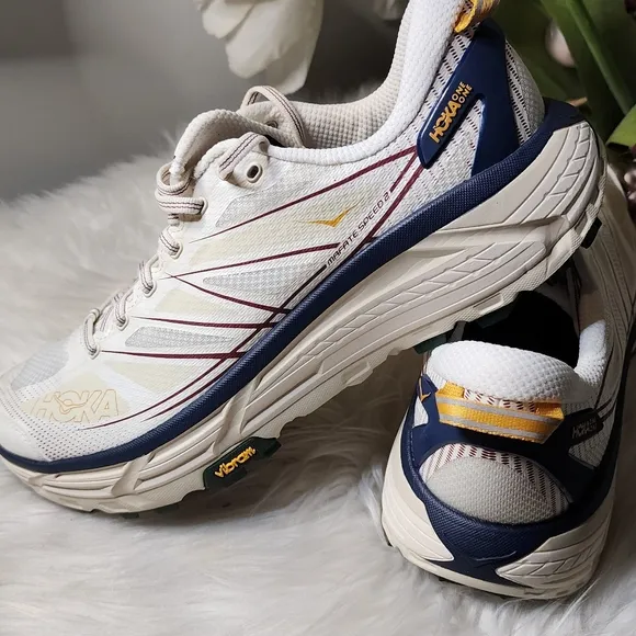 Hoka Mafate Speed 2 Alabaster/Oat Milk Mens Shoes size10.5 new
