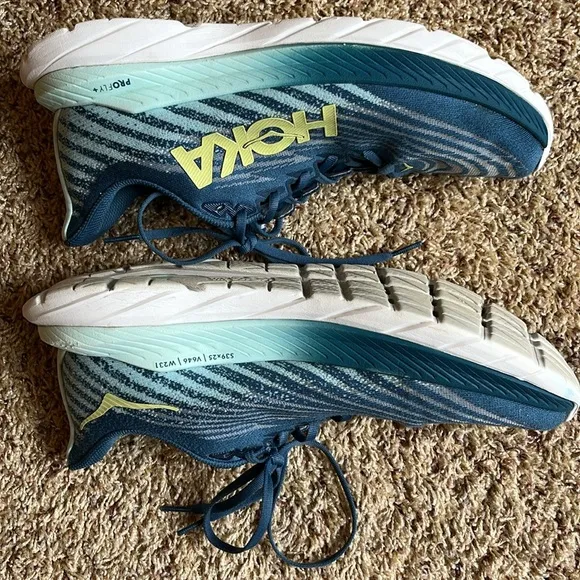 HOKA Men’s Mach 5 PRO Fly Bluesteel Sunlit Ocean Size 9.5