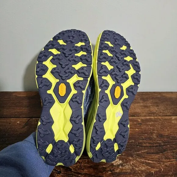 Hoka Mens Speedgoat 5 Trail Running Shoe Blue Green 8.5D