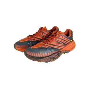 Hoka One Men's Speedgoat 4 US 9,5 Ombre Orange Blue Trail Sneakers Shoes