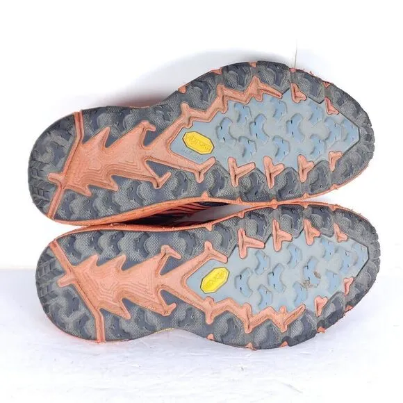 Hoka One Men's Speedgoat 4 US 9,5 Ombre Orange Blue Trail Sneakers Shoes