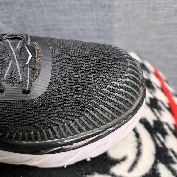 Hoka One One Bondi 7 1110519 Women’s Sz 10.5 Black Running Shoes Sneakers