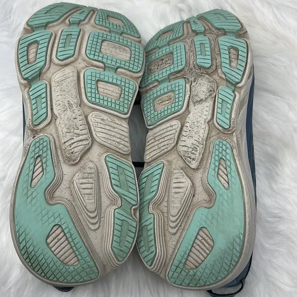 HOKA ONE ONE Bondi 7 Shoes Men’s 11.5 Sneakers Real Teal / Outer Space