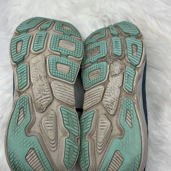 HOKA ONE ONE Bondi 7 Shoes Men’s 11.5 Sneakers Real Teal / Outer Space