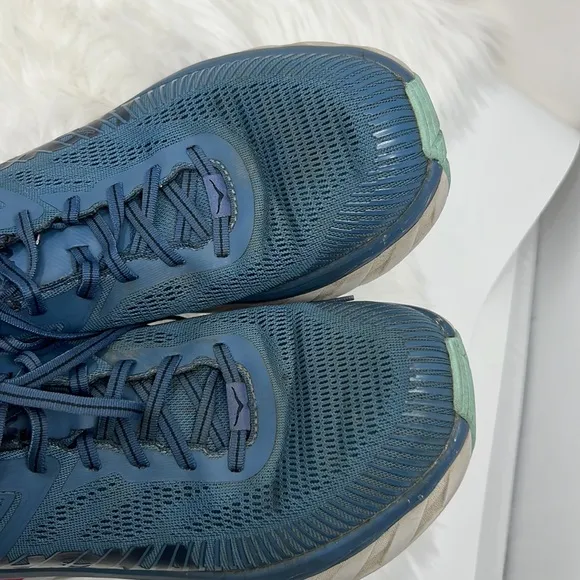 HOKA ONE ONE Bondi 7 Shoes Men’s 11.5 Sneakers Real Teal / Outer Space