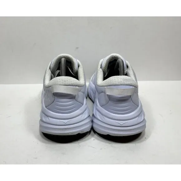 Hoka One One Bondi SR White Sneakers Shoes Leather 1110521 WHT Women’s Size 9.5