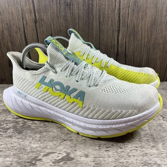 Hoka One One Carbon X3 Shoes Billowing Sail Evening Primrose 1123192 Men’s 8.5 D
