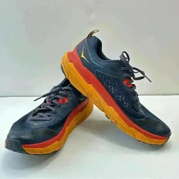 Hoka One One Challenger ATR 6‎ Men’s Blue Orange Athletic Shoes Size 11.5