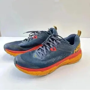 Hoka One One Challenger ATR 6‎ Men’s Blue Orange Athletic Shoes Size 11.5