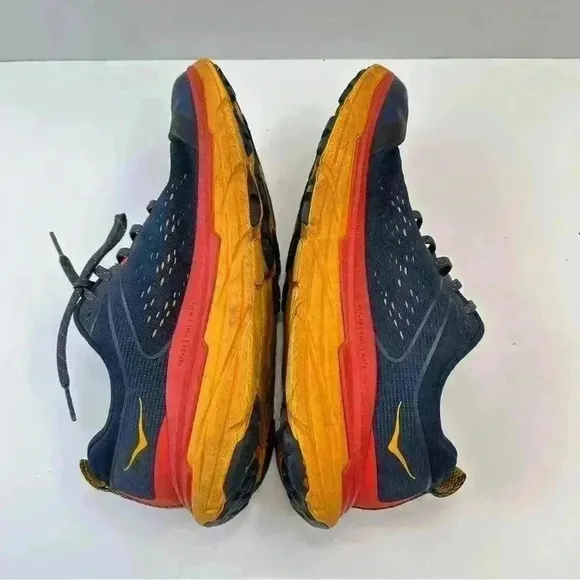 Hoka One One Challenger ATR 6‎ Men’s Blue Orange Athletic Shoes Size 11.5