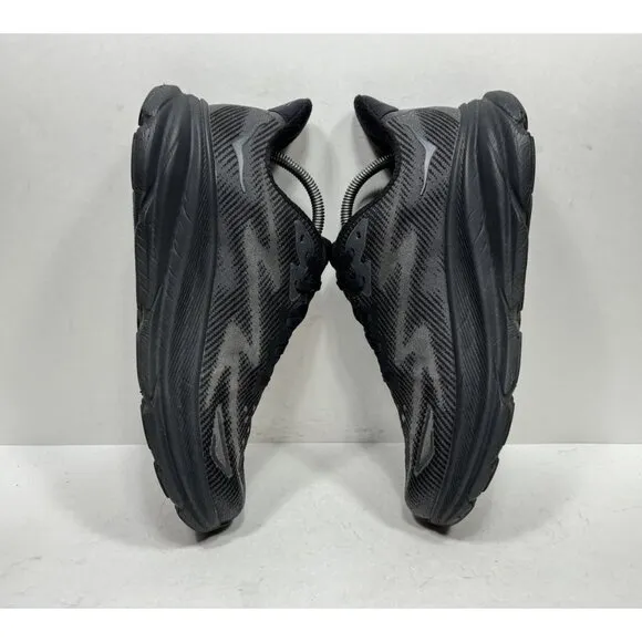 Hoka One One Clifton 9 1127895 BBLC Black Running Shoes Sneakers Men’s Size 9