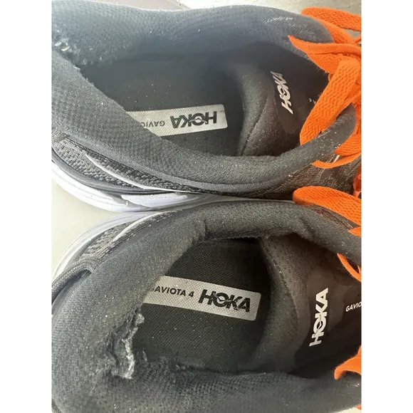 HOKA One One Gaviota 4 Men’s Running Shoes Black Athletic Sneakers Size 12.5