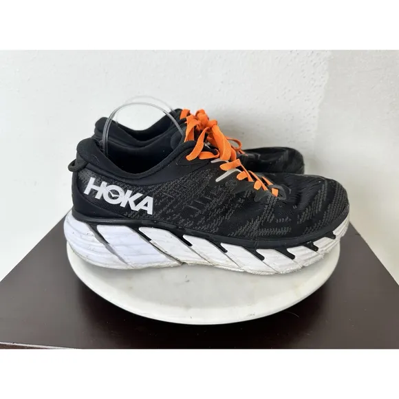 HOKA One One Gaviota 4 Men’s Running Shoes Black Athletic Sneakers Size 12.5