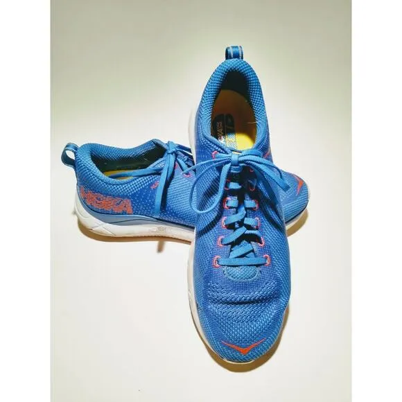 Hoka One One Hupana 2 Sneakers Speed Blue / Orange Running Shoes Men 9.5