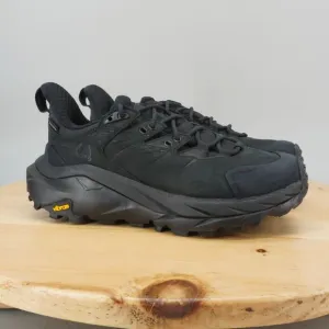Hoka One One Kaha 2 GTX Low Womens Size 7 Shoes Boots Black Hiking Trail NEW