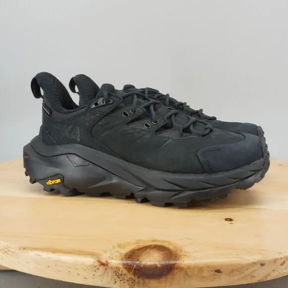 Hoka One One Kaha 2 GTX Low Womens Size 7 Shoes Boots Black Hiking Trail NEW