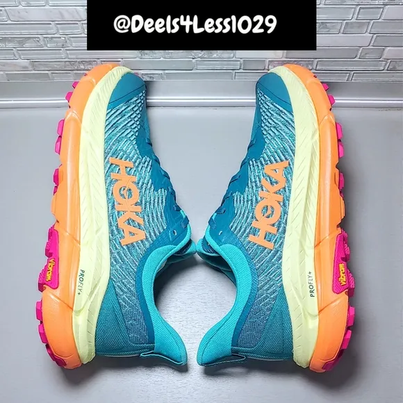 Hoka One One Mafate Speed 4 Running Mens Size 11D Deep Lake Ceramic