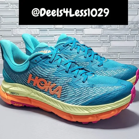Hoka One One Mafate Speed 4 Running Mens Size 11D Deep Lake Ceramic