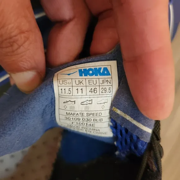 Hoka one one mafate speed shoes size 11.5