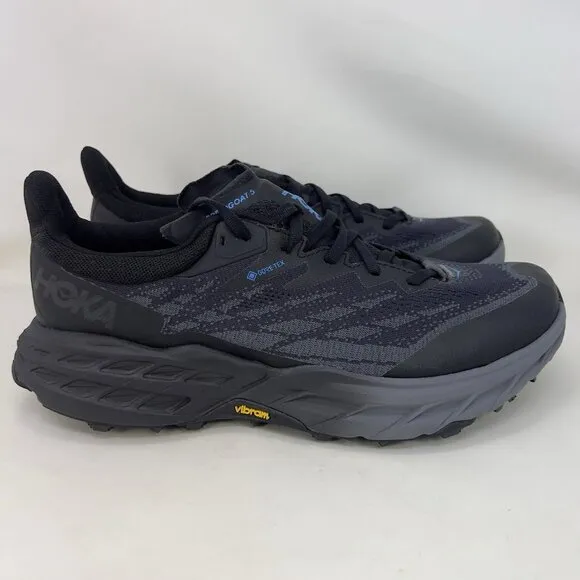 Hoka One One Speedgoat 5 Shoes Gore-tex GTX Black Men’s Size 10 D