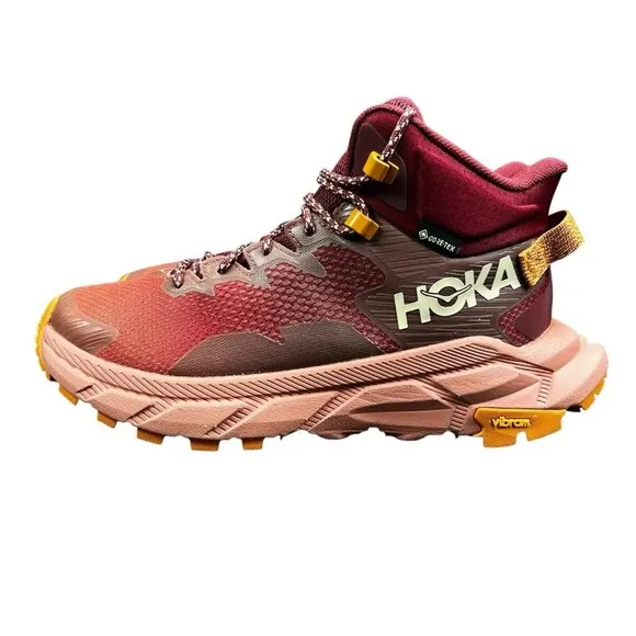 Hoka One One Trail Code GTX Hot Sauce Trail Hiking Boots Women's Sizes 7 - 11 B