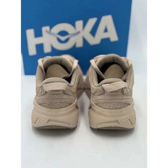 Hoka One One U Clifton L Suede Men’s 5 Women’s 6 Brown Running Shoes New In Box