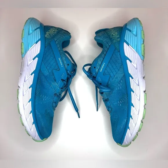 Hoka One One Women’s Gaviota 2 Aqua Turquoise Blueish Athletic Shoes Size- 5.5