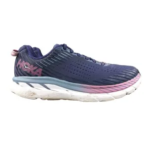 Hoka One One Women's Size 7.5 Clifton 5 Purple Lace-Up Running Sneakers 1093756