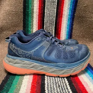 Hoka One Stinson ATR 5 All Trail Running Shoes Blue Outdoors Athletic Womens 8.5