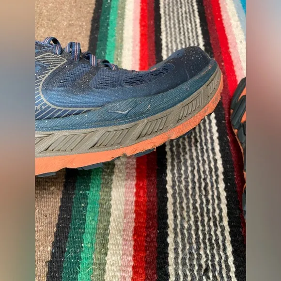 Hoka One Stinson ATR 5 All Trail Running Shoes Blue Outdoors Athletic Womens 8.5