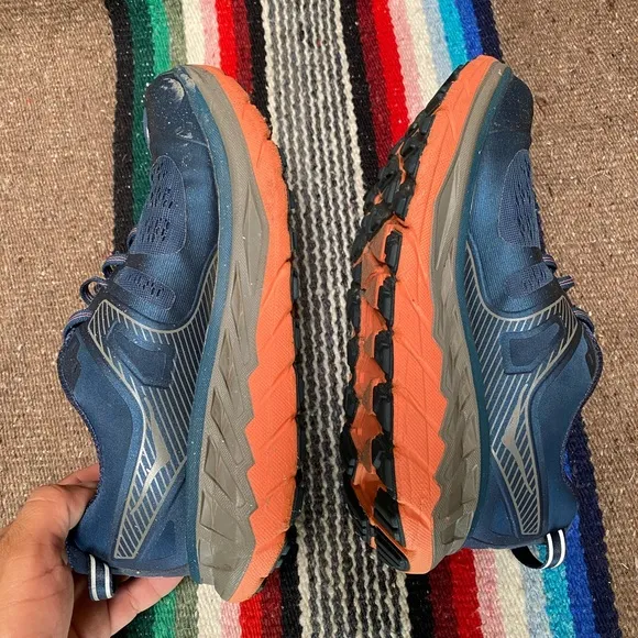 Hoka One Stinson ATR 5 All Trail Running Shoes Blue Outdoors Athletic Womens 8.5
