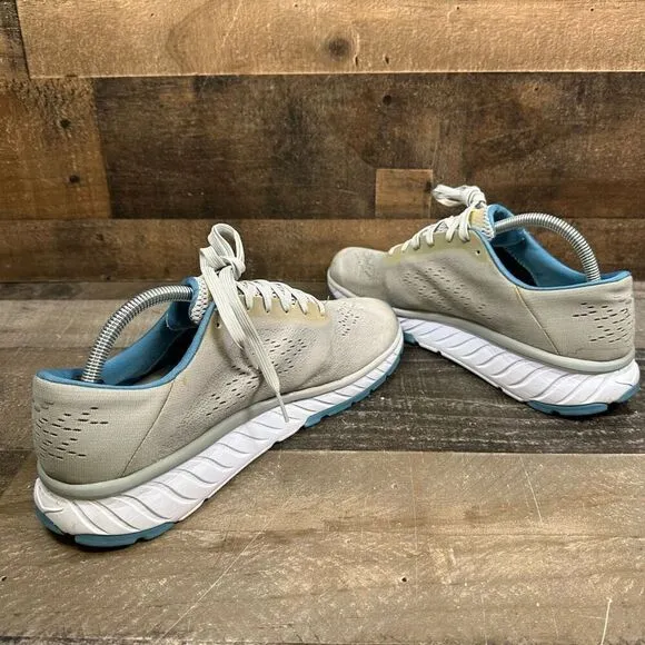 Hoka One Women’s Size 9.5 Cavu 2 Running Shoes Lunar Rock Tan Athletic Sneakers