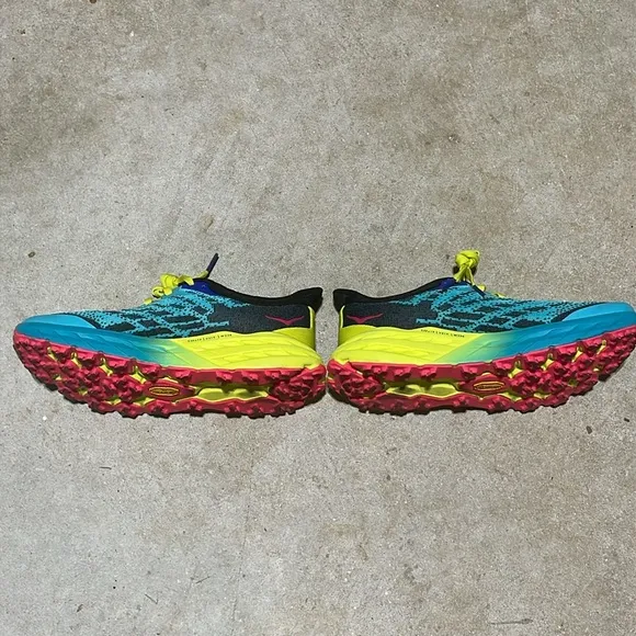 Hoka Speedgoat 5 w/ Vibram Running Shoe Women’s Size 6.5B Workout Trail Hiking