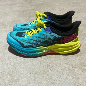 Hoka Speedgoat 5 w/ Vibram Running Shoe Women’s Size 6.5B Workout Trail Hiking
