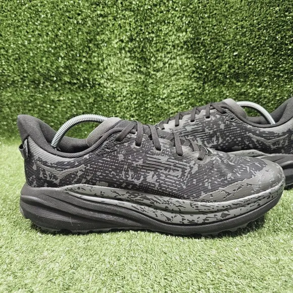 Hoka Speedgoat 6 GTX  Black Outer Orbit Athletic Trail Running Shoes Mens 11.5
