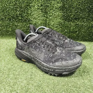Hoka Speedgoat 6 GTX  Black Outer Orbit Athletic Trail Running Shoes Mens 11.5
