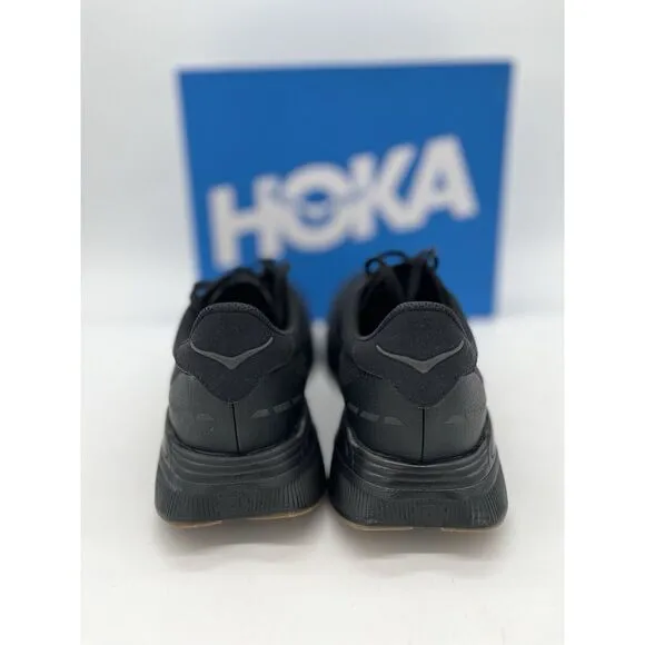 HOKA Unisex Transport X Shoes Black New With Box 7.5 Men / 8.5 Women