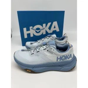 HOKA Women’s Transport GTX Shoes White Blue New Size 8