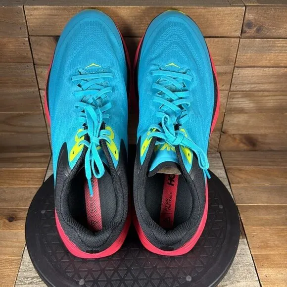Hoka Zinal Men’s Size 13 D Blue Trail Shoes Hiking Sneakers Lace Up New in Box