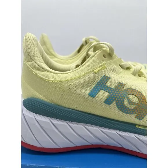 Hoka One One Carbon X 2 1113526 LGHC Green Running Shoes Mens Sz 8 D Women’s 9.5