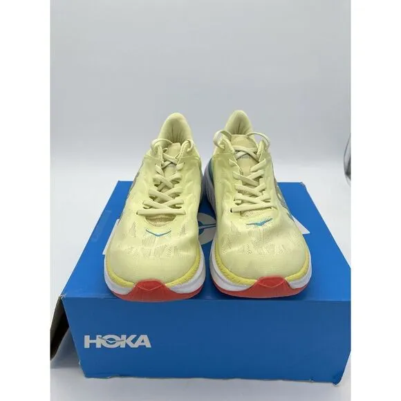 Hoka One One Carbon X 2 1113526 LGHC Green Running Shoes Mens Sz 8 D Women’s 9.5