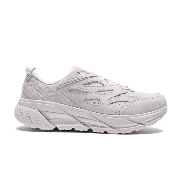HOKA ONE ONE Clifton L Suede Running Shoes Size W10/M8.5